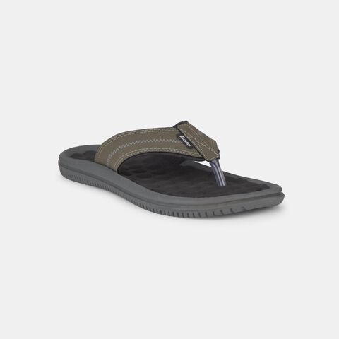 Bata green casual thong slippers for men
